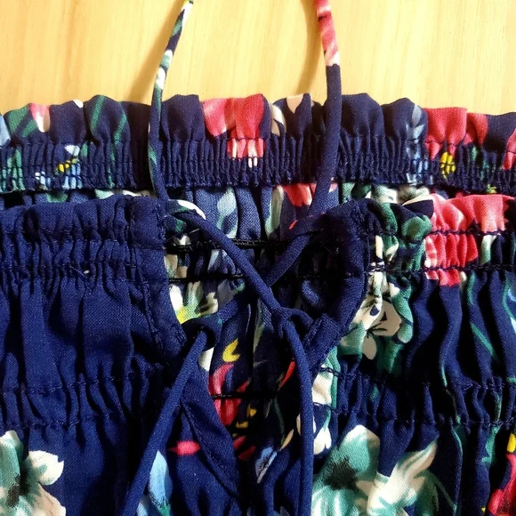 Sienna Sky Romper, Size Large, flowy lightweight spaghetti strap onesie - Picture 3 of 4